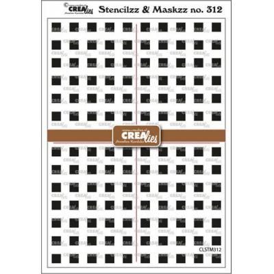 Crealies Stencilzz/Maskzz Stencil - Quadrate
