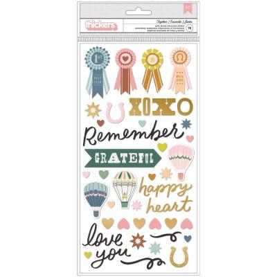 American Crafts Maggie Holmes Market Square Sticker - Together Phrase