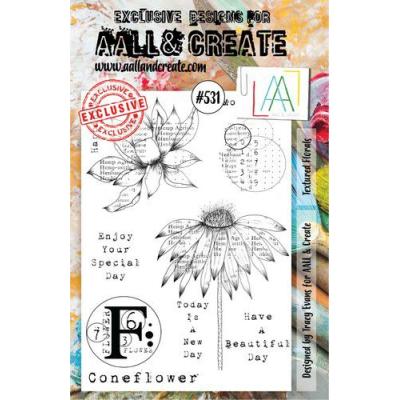AALL & Create Clear Stamps Nr. 531 - Textured Florals