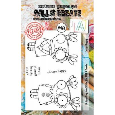 AALL & Create Clear Stamps Nr. 478 - Choose Happy