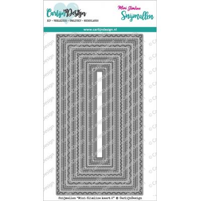 CarlijnDesign Stanzschablonen - Mini Slimline Karte