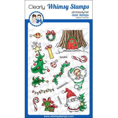 Whimsy Stamps Clear Stamps - Gnome Warm Wishes