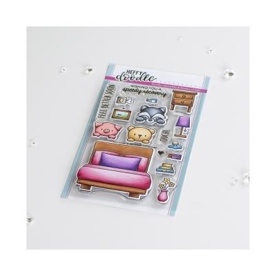 Heffy Doodle Clear Stamps - Bed Heads