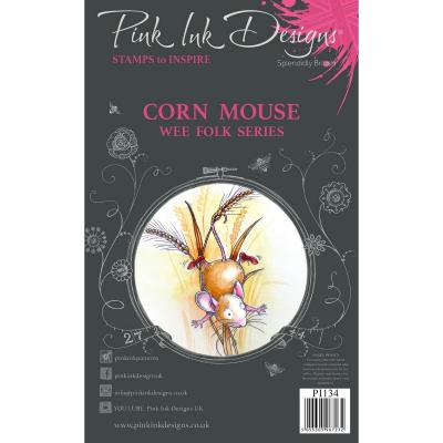 Creative Expressions Pink Ink Designs Clear Stamps - Corn Mouse