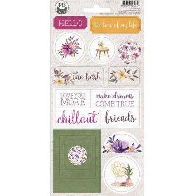 Piatek13 Time To Relax Sticker - Chipboard