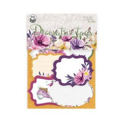Piatek13 Time To Relax Die Cuts - Tag Labels