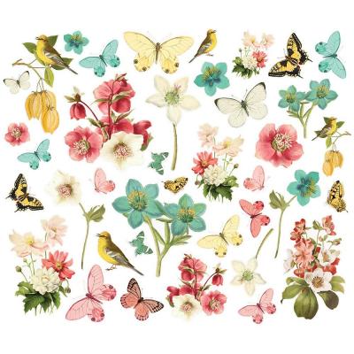 Simple Stories  Vintage Cottage Fields - Bits & Pieces Floral