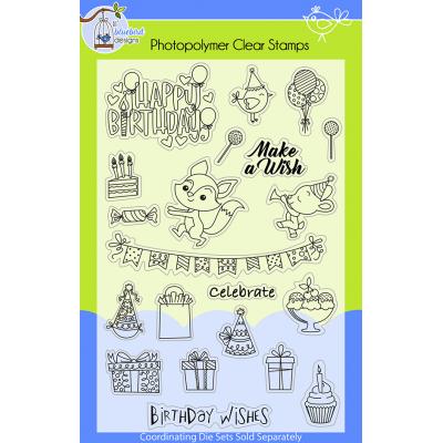 Lil' Bluebird Designs Clear Stamps - Happy Birthday