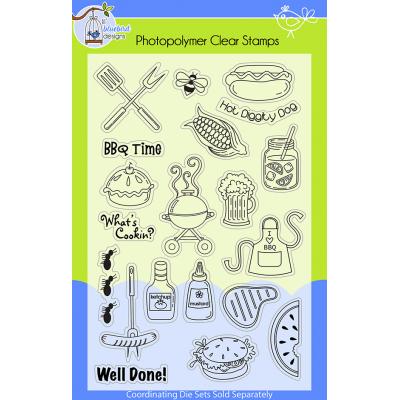 Lil' Bluebird Designs Clear Stamps - BBQ Time