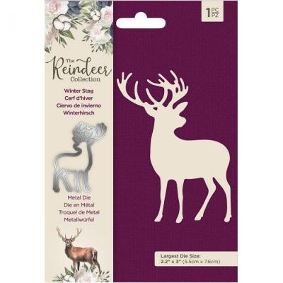 Crafter's Companion The Reindeer Collection Metal Die - Winter Stag