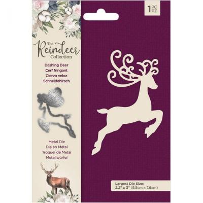 Crafter's Companion The Reindeer Collection Metal Die - Dashing Deer