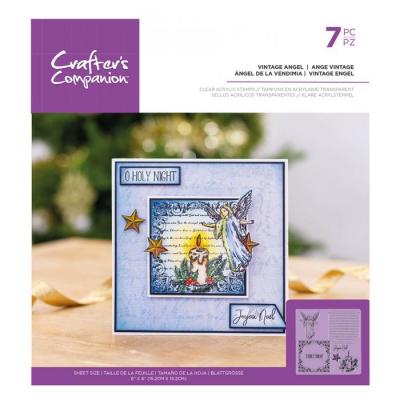 Crafter's Companion Clear Stamps - Vintage Angel