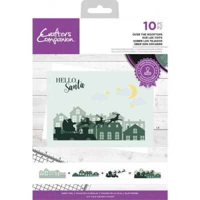 Crafter's Companion Clear Stamps - Over The Rooftops