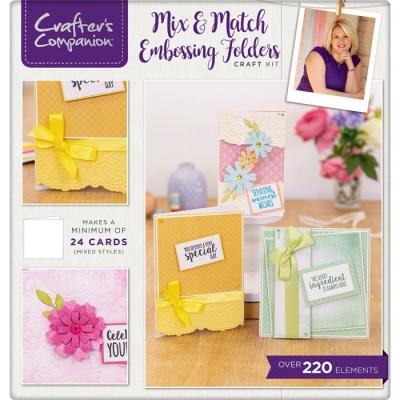 Crafter's Companion Mix And Match Embossing Folders Craft Kit