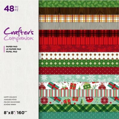 Crafter's Companion Designpapier - Happy Holidays Paper Pad
