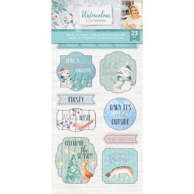 Crafter's Companion Watercolour Christmas 3D Die Cuts -Toppers