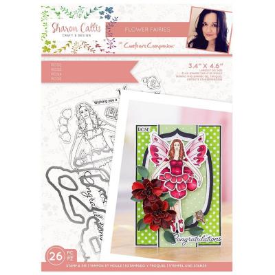 Crafter's Companion Flower Faries  Stamp and Dies - Rose