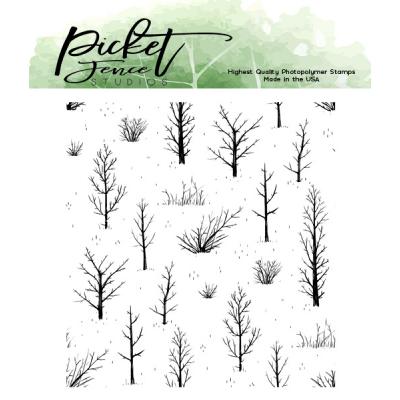 Picket Fence Studios Clear Stamp - Autumn Field