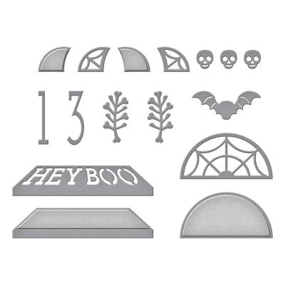 Spellbinders Etched Dies - Open House Halloween