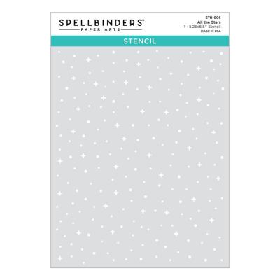 Spellbinders Stencil - All the Stars