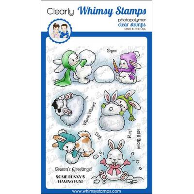 Whimsy Stamps Crissy Armstrong Clear Stamps - Bunny Winter Holiday