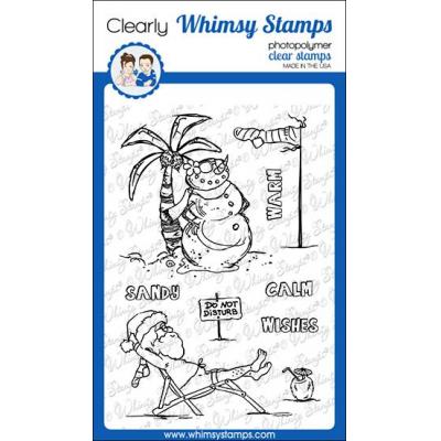 Whimsy Stamps Deb Davis Clear Stamps - Calm Christmas