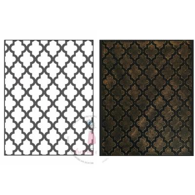 Dress My Craft Embossing Folder - Lattice