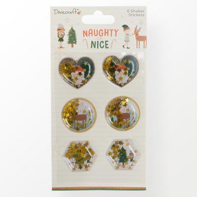 Dovecraft Naughty Or Nice Sticker - Shaker Stickers