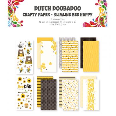 Dutch DooBaDoo Designpapier - Slimline Bee