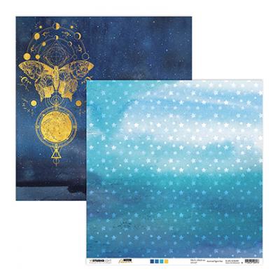 StudioLight Moon Flower Designpapier - Nr.81 Stars & Butterfly