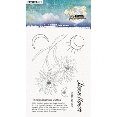 StudioLight Moon Flower Clear Stamps Nr.134 - Strophocactus Wittii
