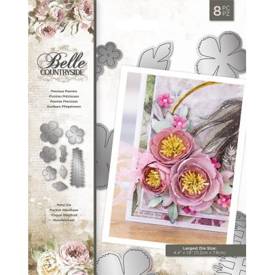 Crafter's Companion Belle Countryside Metal Dies - Precious Peonies