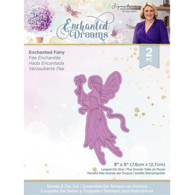 Crafter's Companion Enchanted Dreams Clear Stamps & Die - Enchanted Fairy