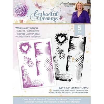 Crafter's Companion Enchanted Dreams Clear Stamps - Whimsical Textures
