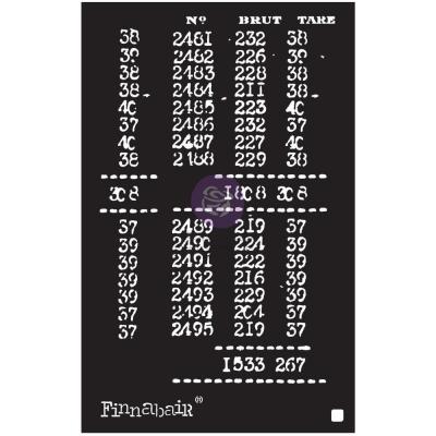 Prima Marketing Re-Design Stencil - Book Of Numbers