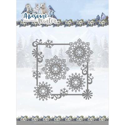 Find It Trading Amy Design Awesome Winter Die - Swirl Square