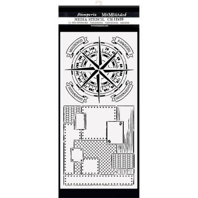 Stamperia Lady Vagabond Lifestyle Stencil - Compass
