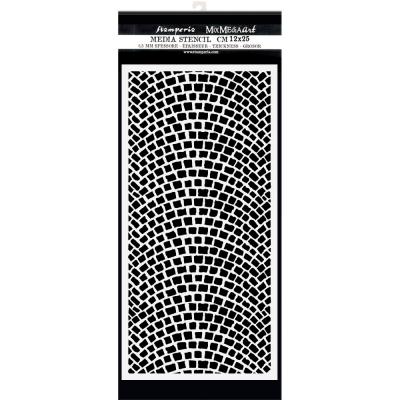 Stamperia Lady Vagabond Lifestyle Stencil - Cobblestone