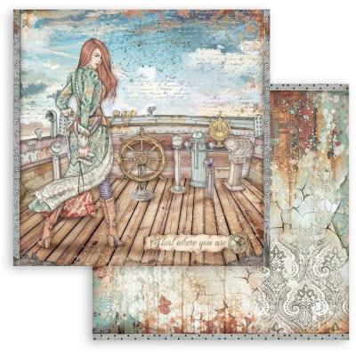 Stamperia Lady Vagabond Lifestyle Designpapier - Rudder