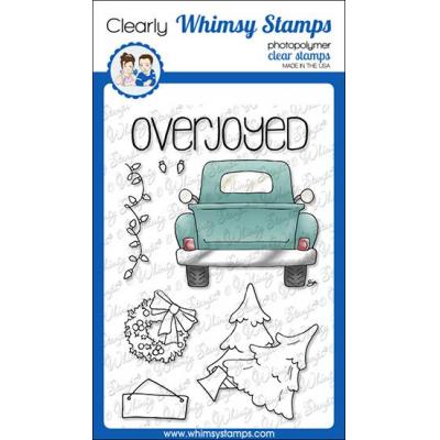 Whimsy Stamps Barbara Sproatmeyer Clear Stamps - Fill A Holiday Truck