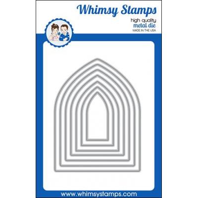 Whimsy Stamps Denise Lynn and Deb Davis Die Set - Stained Glass Window