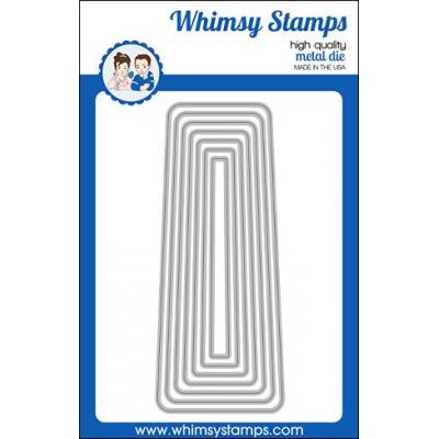 Whimsy Stamps Deb Davis Die Set - Slimline Tapered Layers
