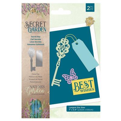 Crafter's Companion Secret Garden Metal Die - Secret Key