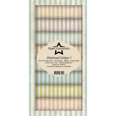 Dixi Craft Paper Favourites Designpapier - Distressed Stripes I