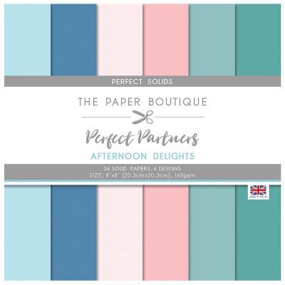 The Paper Boutique Perfect Partners Afternoon Delights Cardstock - Solid Papers