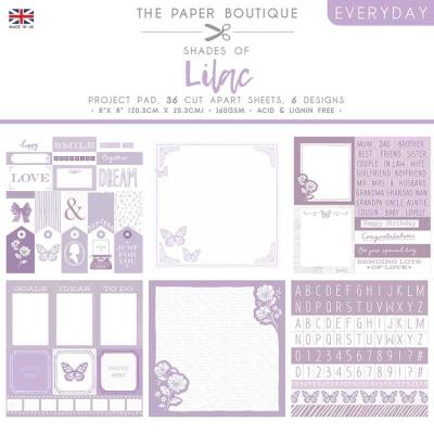 The Paper Boutique Everyday Shades Of Lilac Designpapier - Project Pad