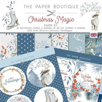 The Paper Boutique Christmas Magic Designpapier - Paper Kit