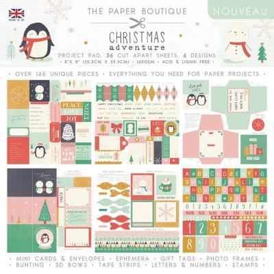 The Paper Boutique Christmas Adventure Designpapier - Project Pad