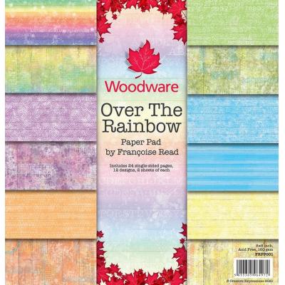 Creative Expressions Woodware Craft Collection Designpapiere - Over The Rainbow Paper Pad