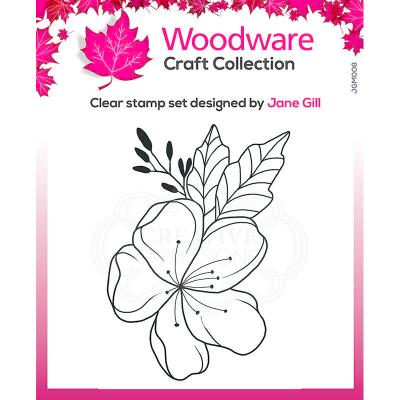 Creative Expressions Woodware Craft Collection Clear Stamp - Mini Floral Wonder